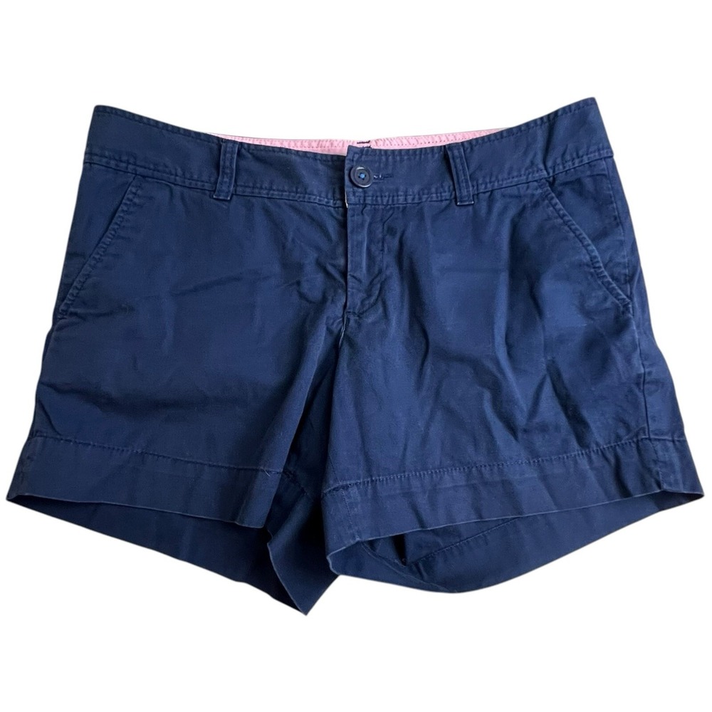 Lilly Pulitzer Womens 6 Blue Low Rise 5" Inseam Callahan Short